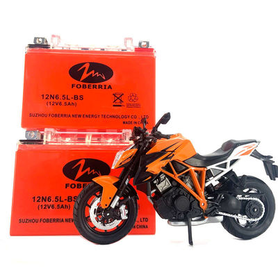 Батарея мотоцикла фабрики 12N6.5 свинцовокислотная загерметизировала 12 вольта 6,5 ах для ATV