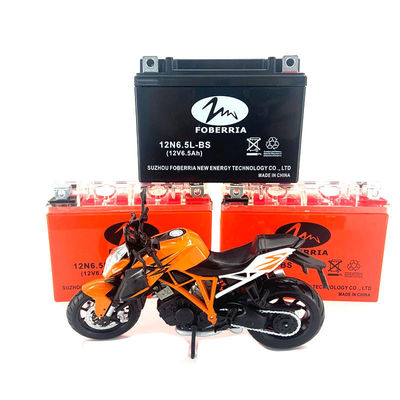 Батарея мотоцикла батареи 12V6Ah мотоцикла agm фабрики 12N6.5 свинцовокислотная для снегохода